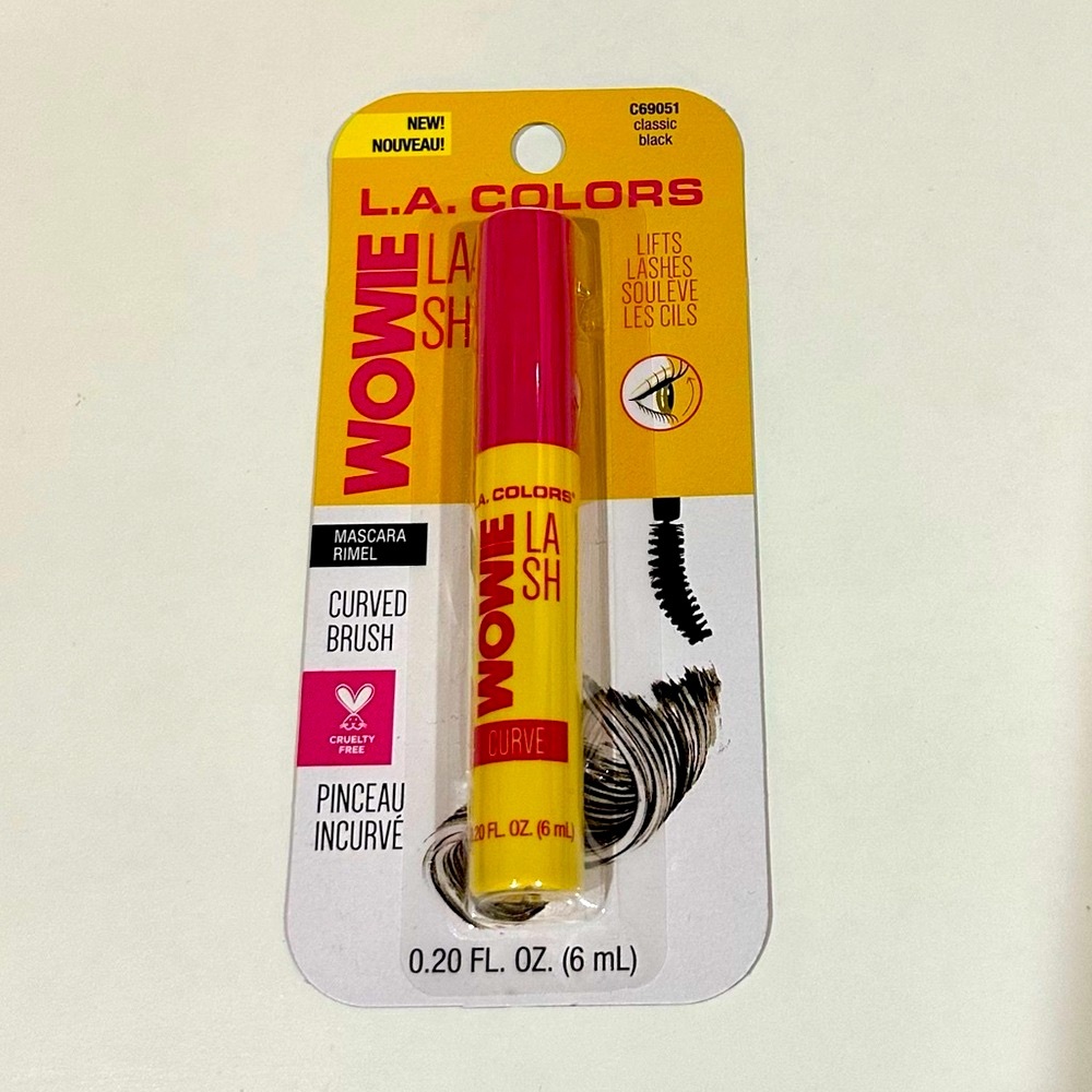 3 for $20 NWT L.A. COLORS “Wowie” Lash Mascara Classic Black Curved Wand Brush